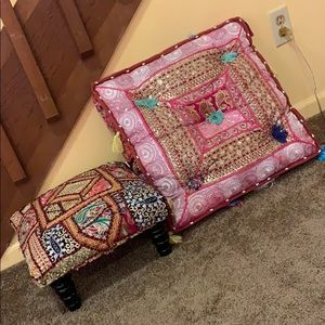 Sequined cushions (4 pieces)